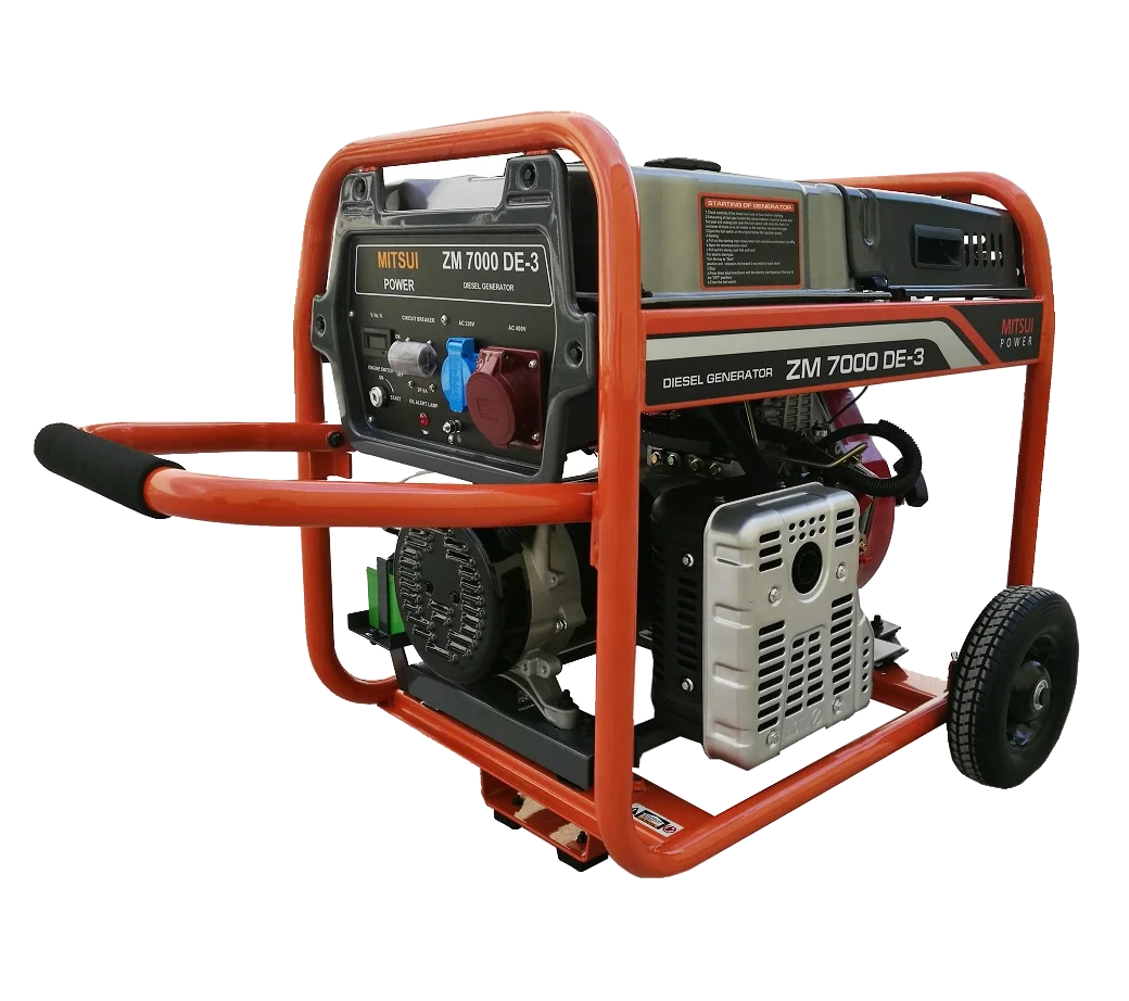 Дизельный электрогенератор <b>MITSUI ZM 7000 DE-3, 4,8 кВт</b>,380 В