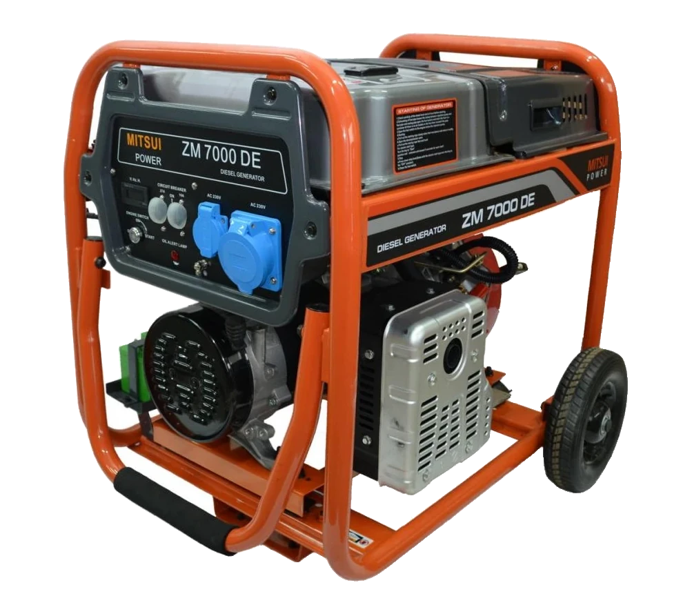 Дизельный электрогенератор <b>MITSUI ZM 7000 DE, 6 кВт</b>