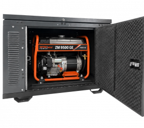 Двухтопливный электрогенератор MITSUI ZM 9500 GE в супертихом шумозащитном кожухе, 7,5 кВт, с зимним пакетом